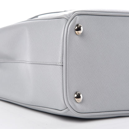 Prada Saffiano Small Galleria Double Zip Tote Granito 8 of 9