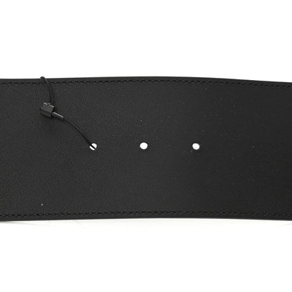 Gucci Moon Calfskin Pearl Double G 70mm Belt 85 34 Black Cream 3 of 5