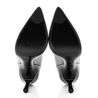 Louis Vuitton Monogram Cherie Pumps 35 Black 5 of 8
