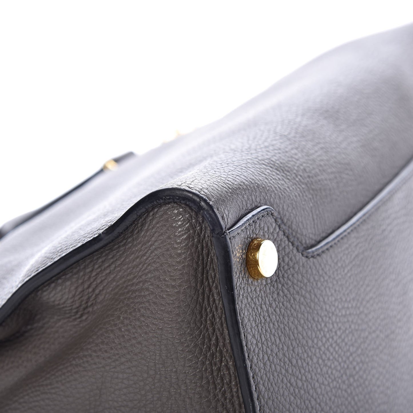 Grained Calfskin Tote Graphite