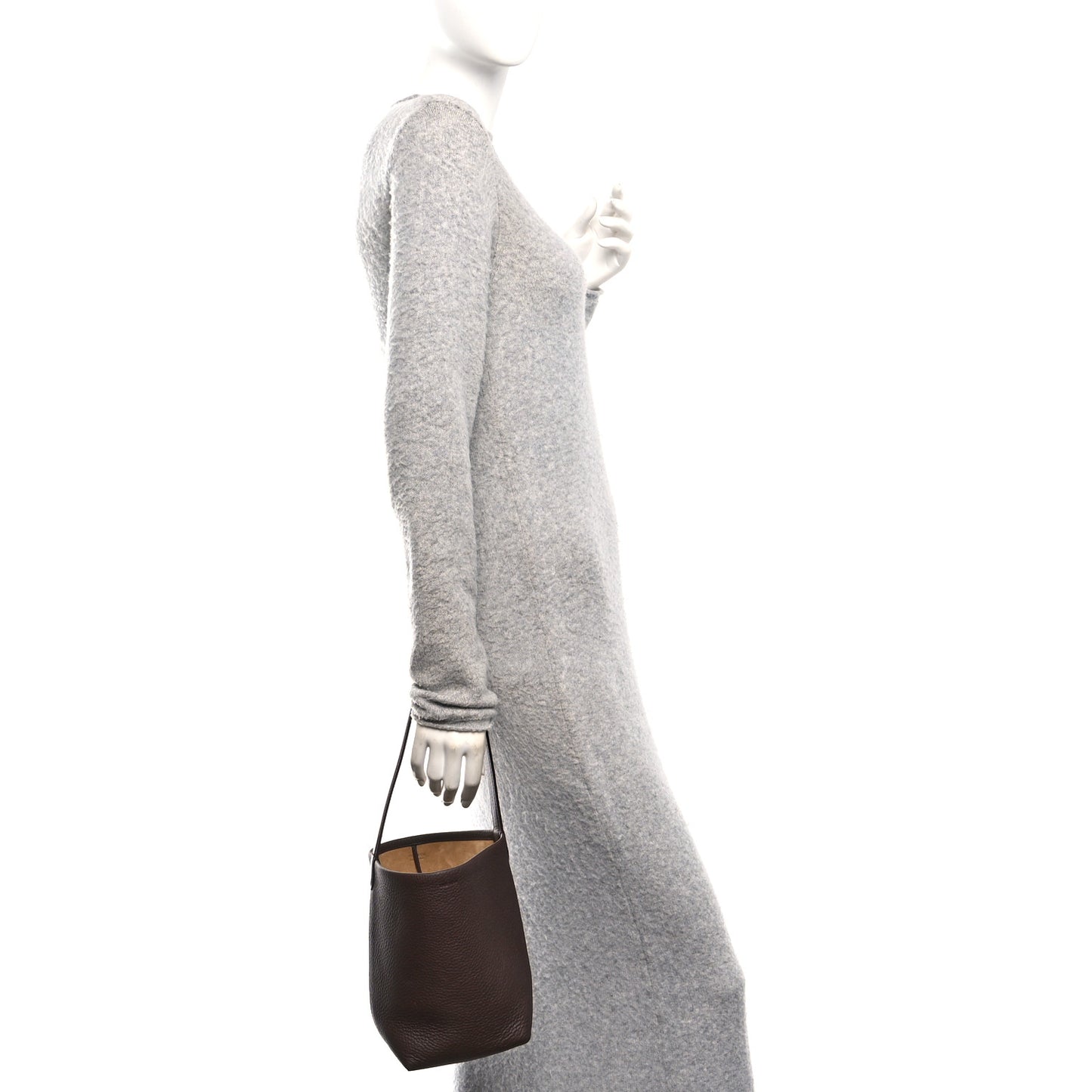 Grained Calfskin Small N/S Park Tote Acajou