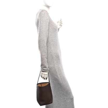 The Row Grained Calfskin Small N/S Park Tote Acajou 2 of 9