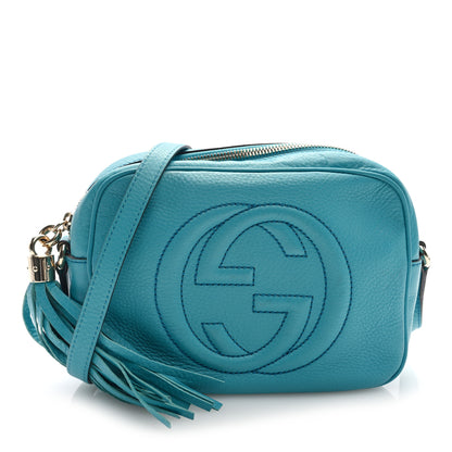 Gucci Pebbled Calfskin Small Soho Disco Bag Deep Cobalt 1 of 10