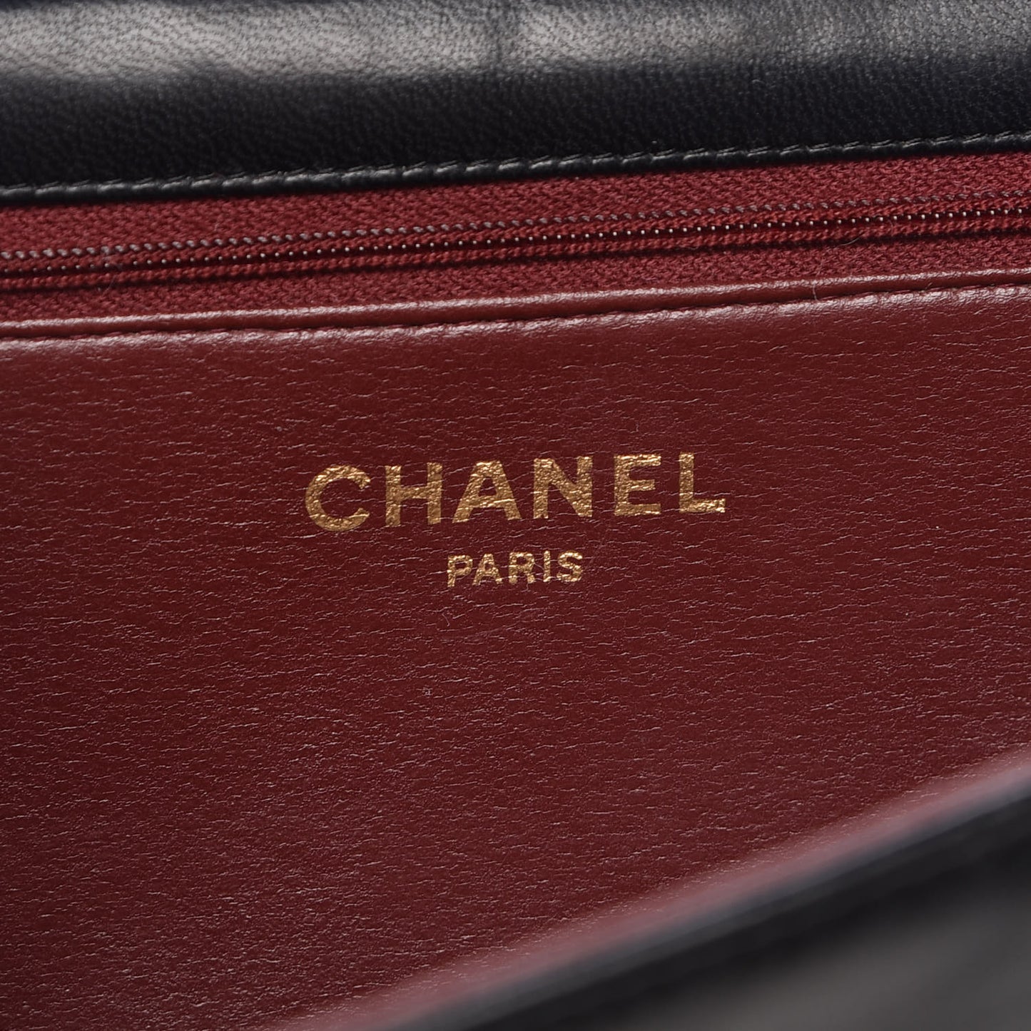Lambskin Quilted Small Single Flap Black