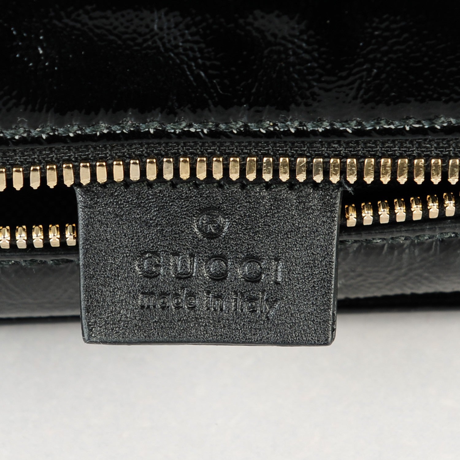 Gucci Soft Patent Small Soho Disco Bag Black 6 of 7
