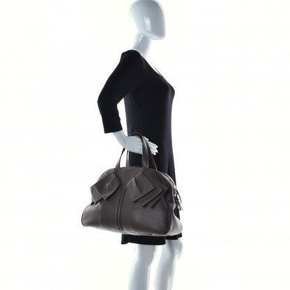 Saint Laurent Calfskin Large Y Bow Tote Taupe 3 of 12