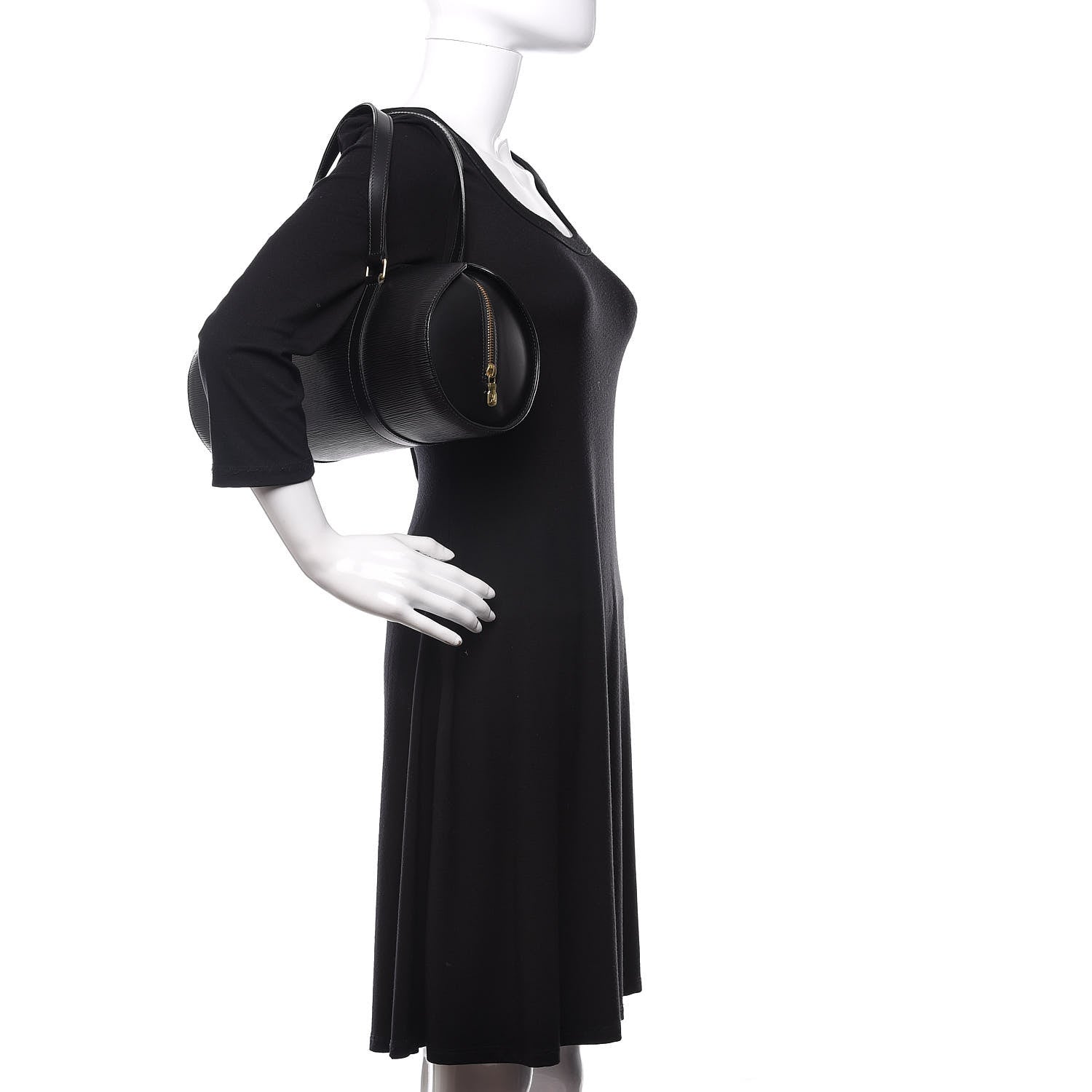 Louis Vuitton Epi Soufflot Black 2 of 9