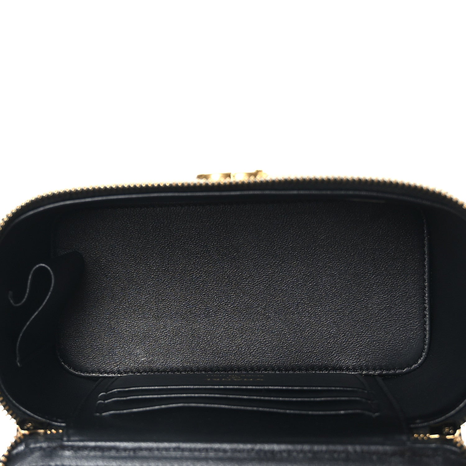 Chanel Caviar Quilted Sweetheart Vanity Case Black 6 of 10