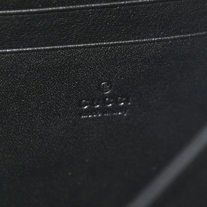 Gucci Velvet Matelasse GG Marmont Chain Wallet Black 6 of 10