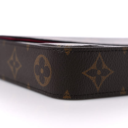 Louis Vuitton Monogram Pochette Felicie Chain Wallet Fuchsia 8 of 10