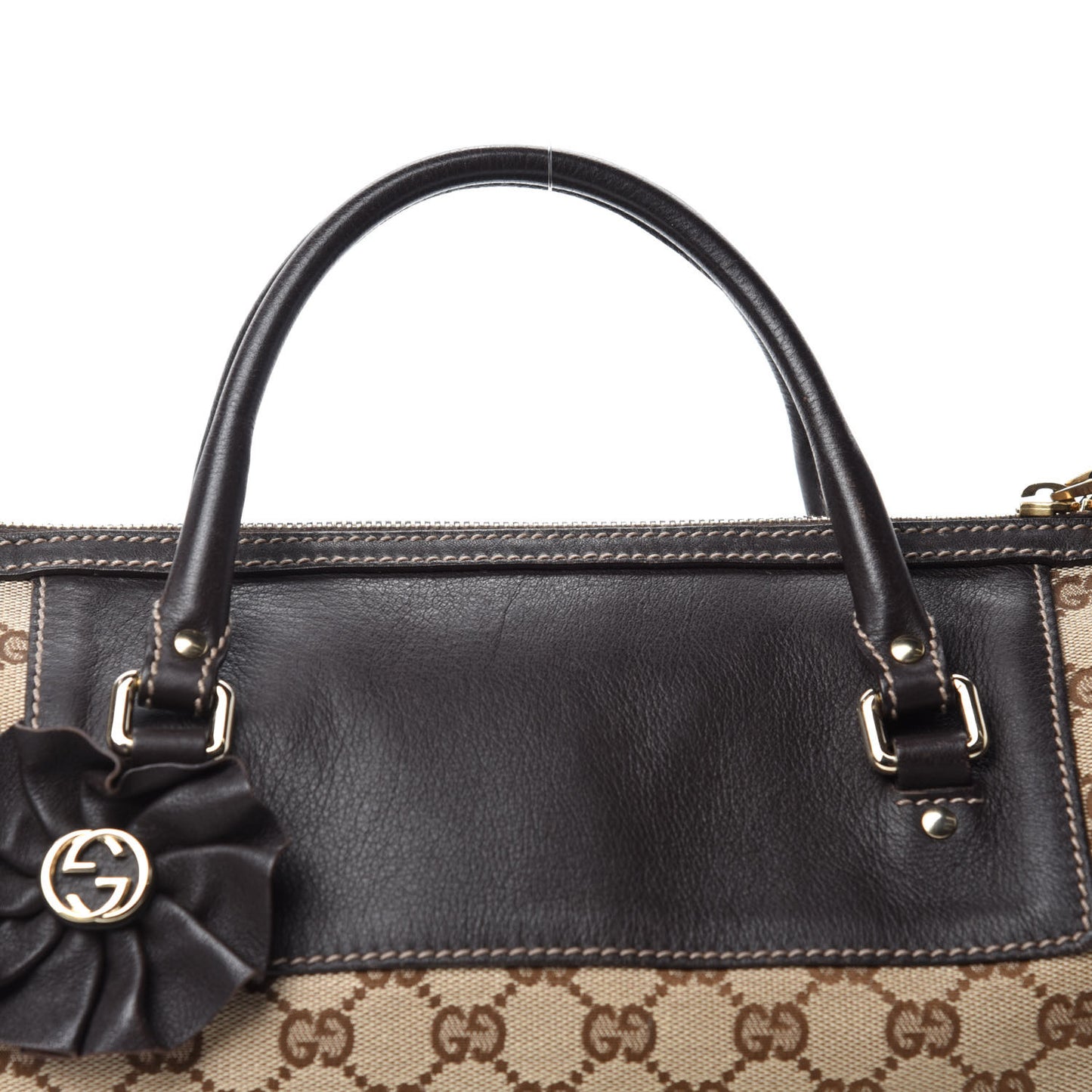Monogram Trophy Satchel Ebony
