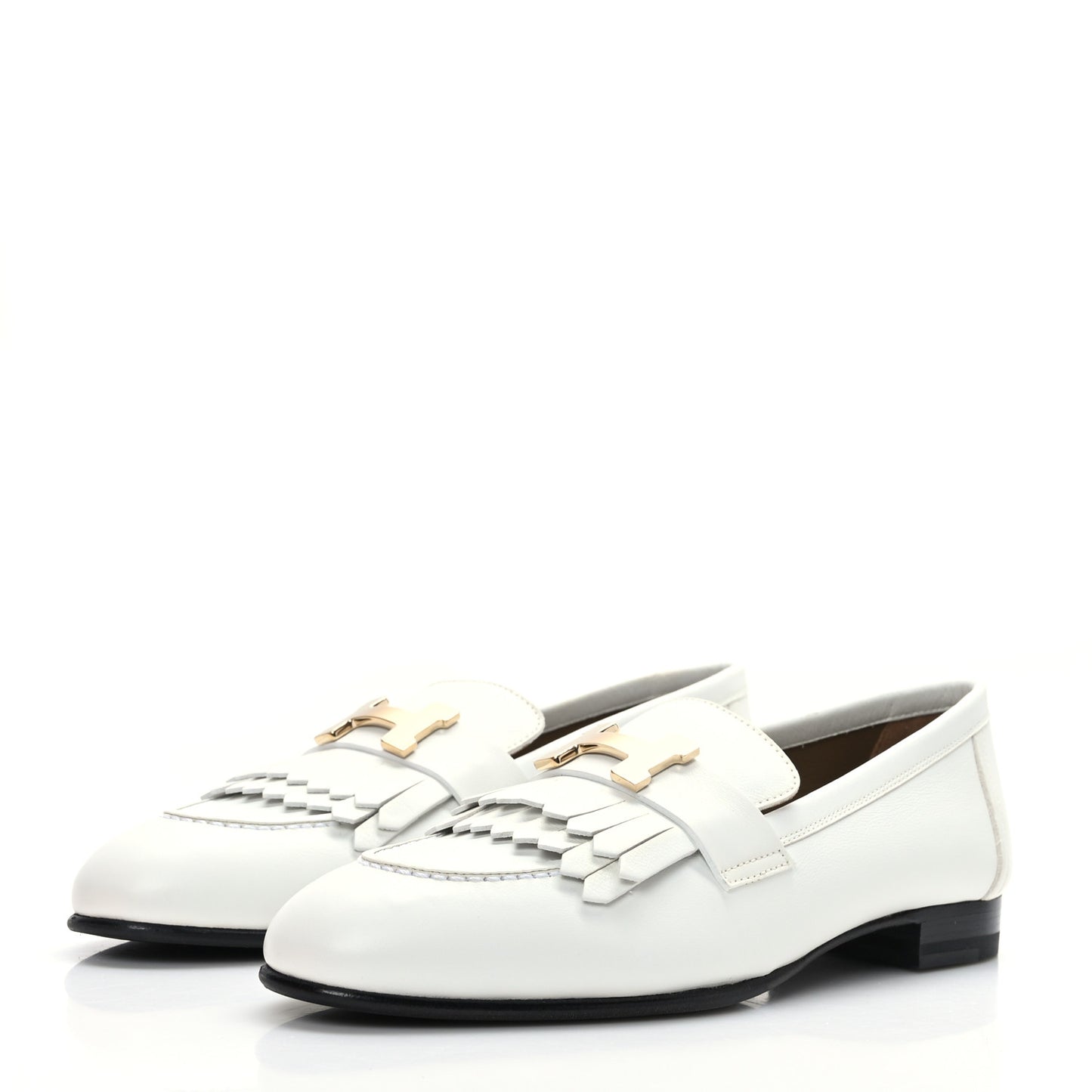 Calfskin Womens Royal Loafer 36 White