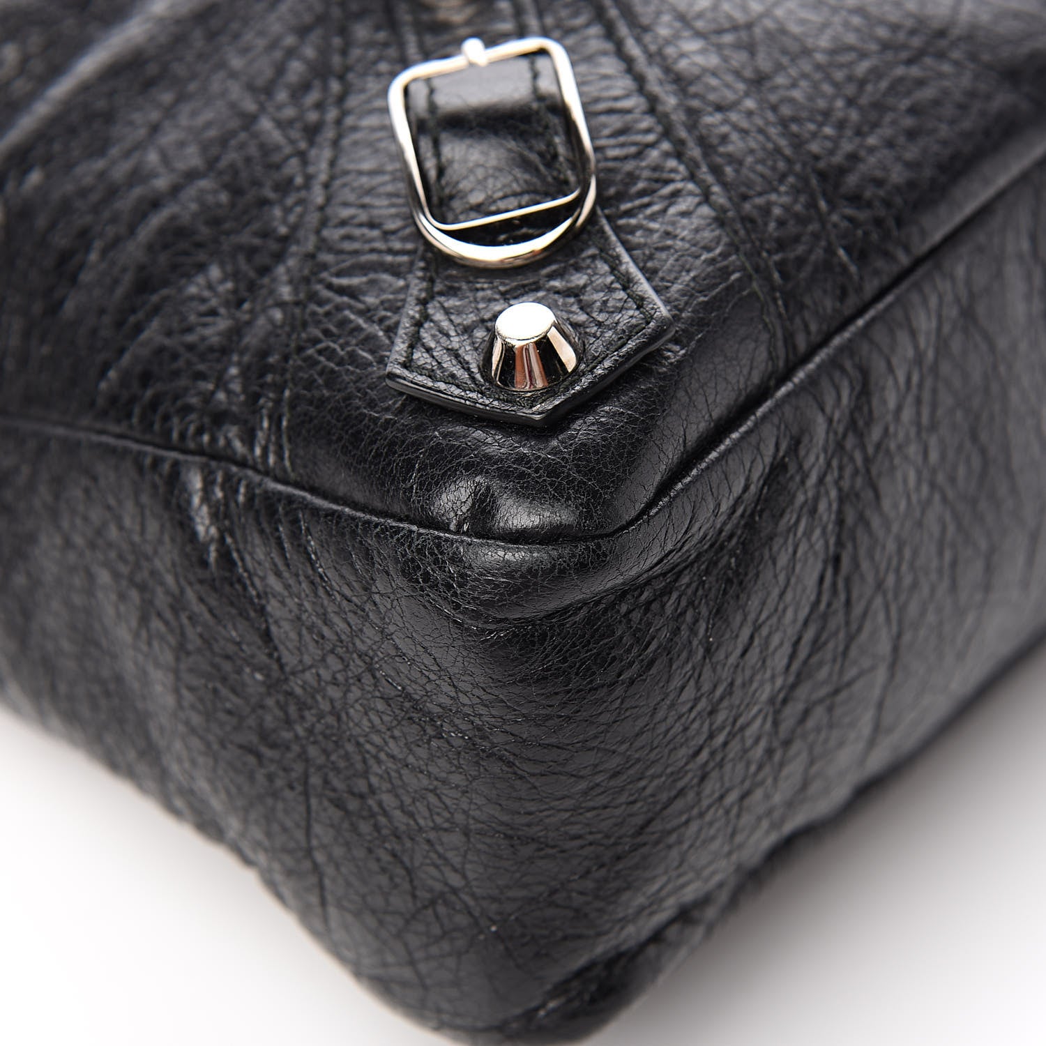 Balenciaga Agneau Classic Silver Hardware Town Black 12 of 16