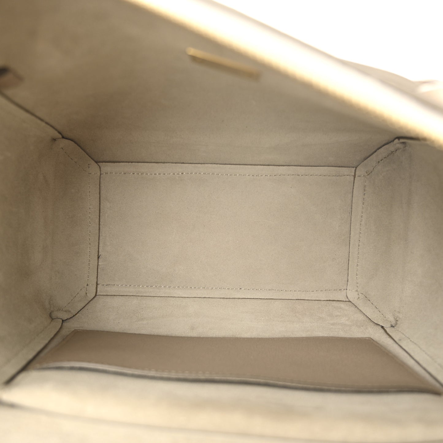 Grained Calfskin Micro Belt Bag Light Taupe