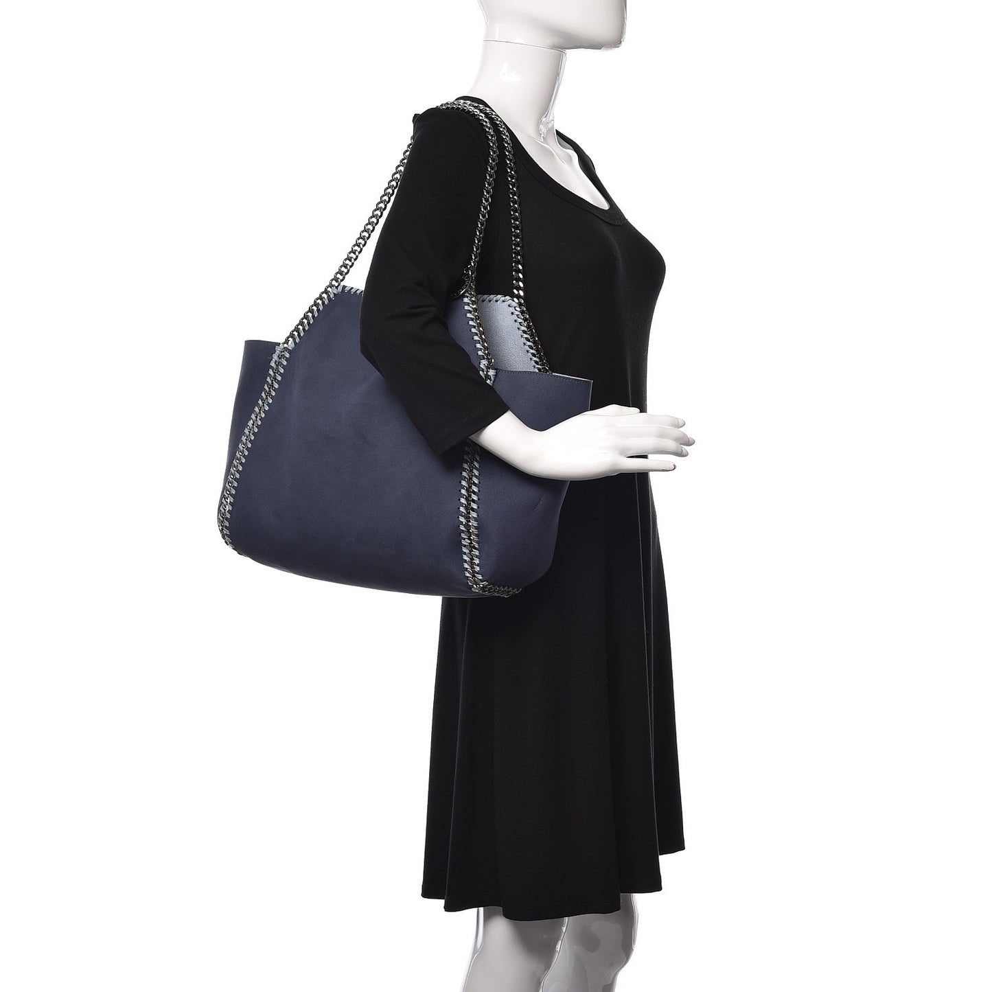 Shaggy Deer Falabella Reversible Tote Blue