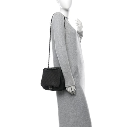 Chanel Calfskin Coco Twin Large Flap Black 2 of 12