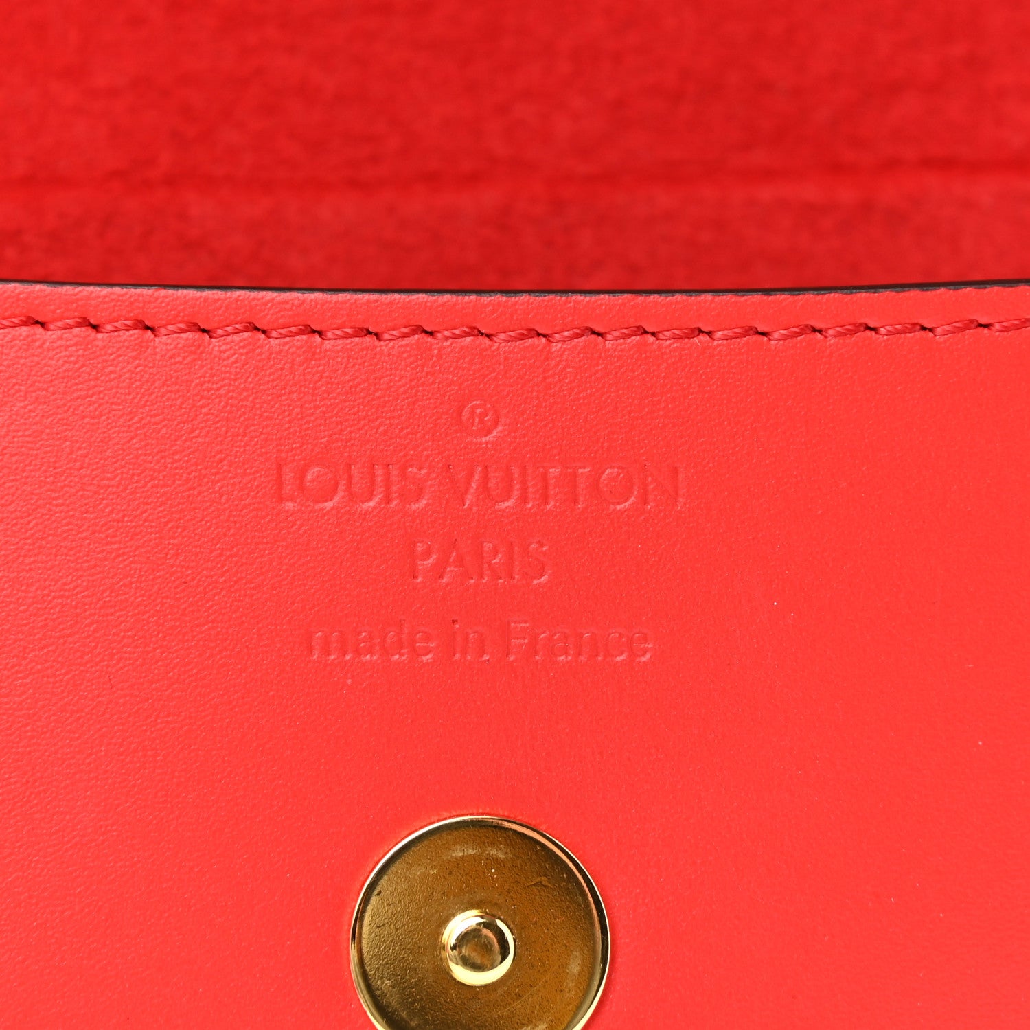 Louis Vuitton Monogram Woody Sunglass Case Rouge 5 of 6