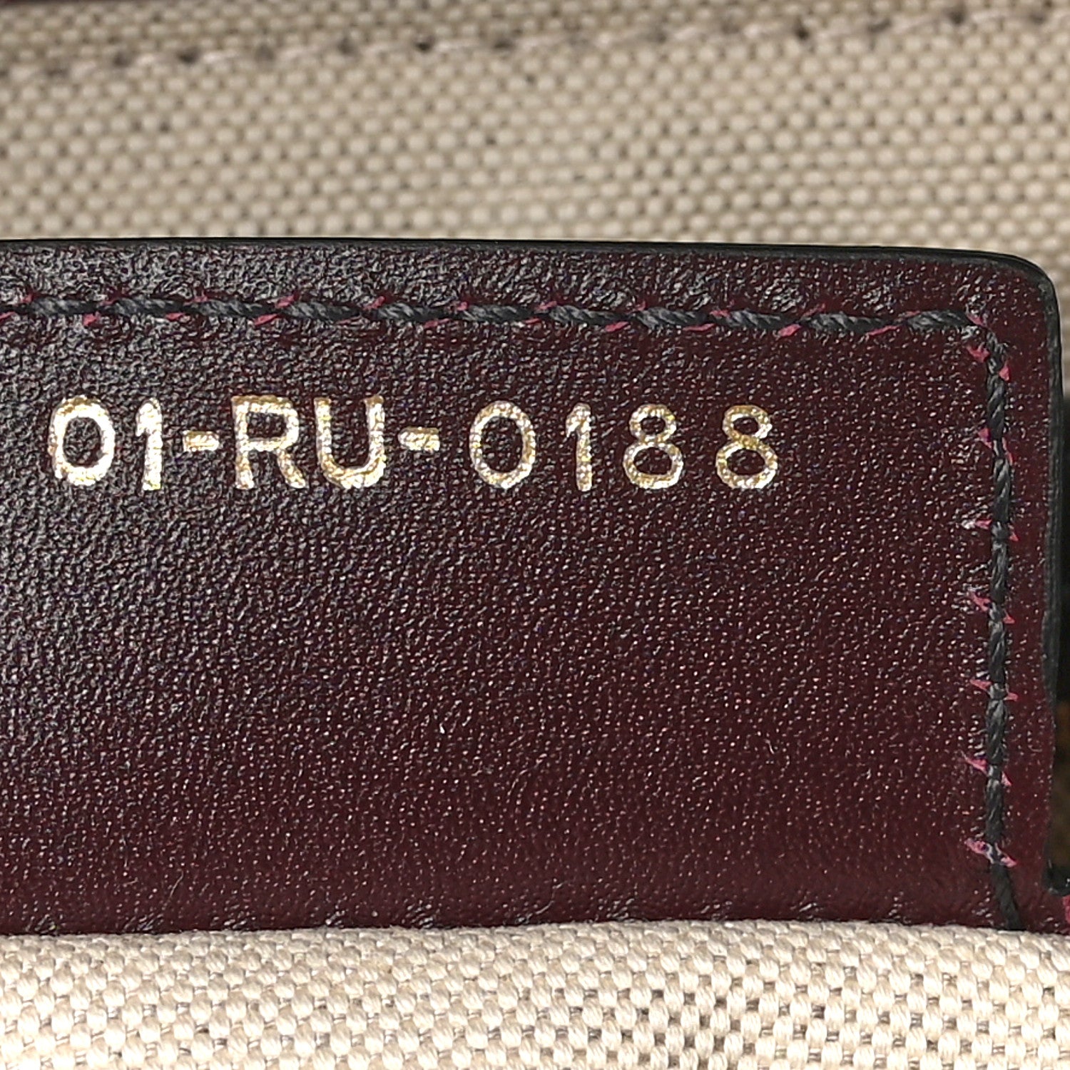 Christian Dior Oblique Saddle Bag Burgundy 7 of 10