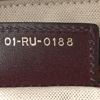 Christian Dior Oblique Saddle Bag Burgundy 7 of 10