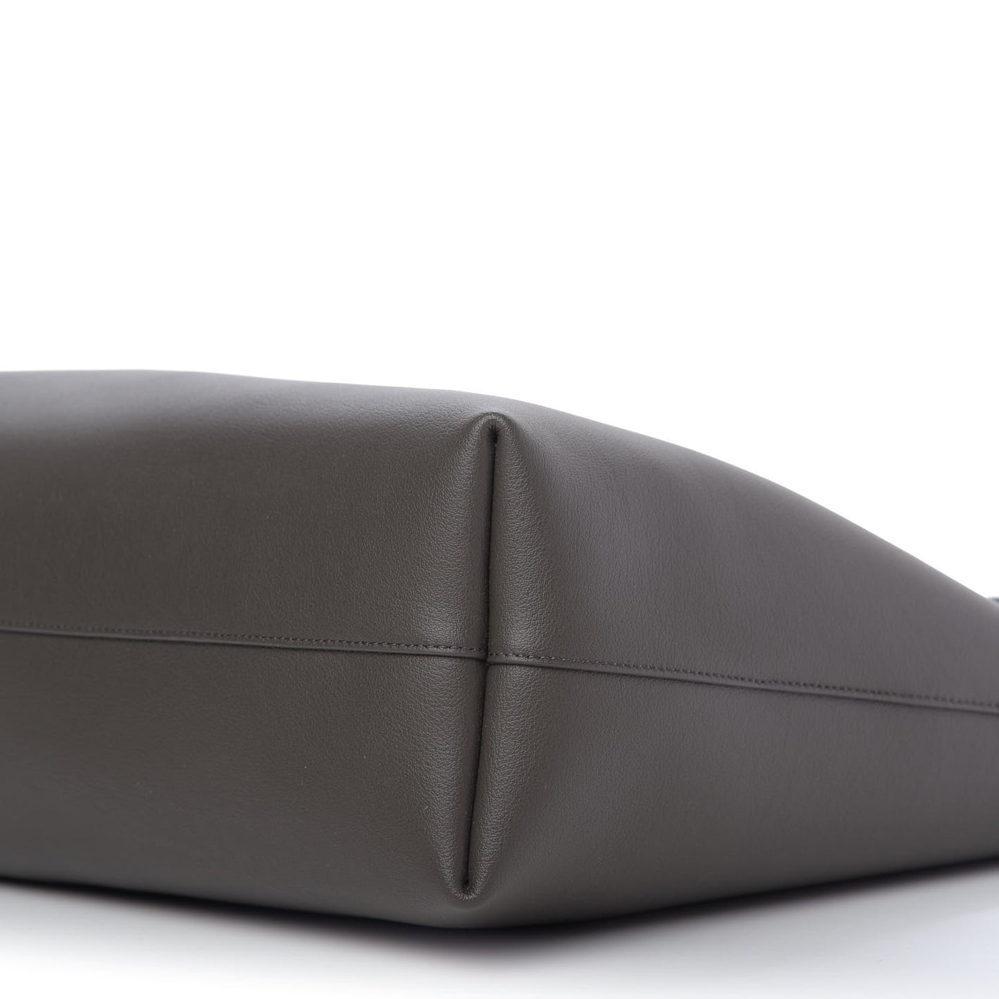 Calfskin Large Shopping Tote Pebble
