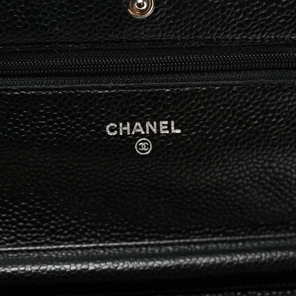 Chanel Caviar Quilted Wallet on Chain WOC Black 6 of 13