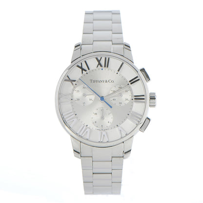 Tiffany Stainless Steel 36mm Atlas Dome Chronograph Quartz Watch 8 of 14