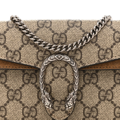 Gucci GG Supreme Monogram Super Mini Dionysus Shoulder Bag Taupe 7 of 12