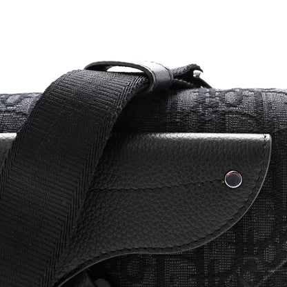 Christian Dior Oblique Saddle Messenger Pouch Blue Black 8 of 10