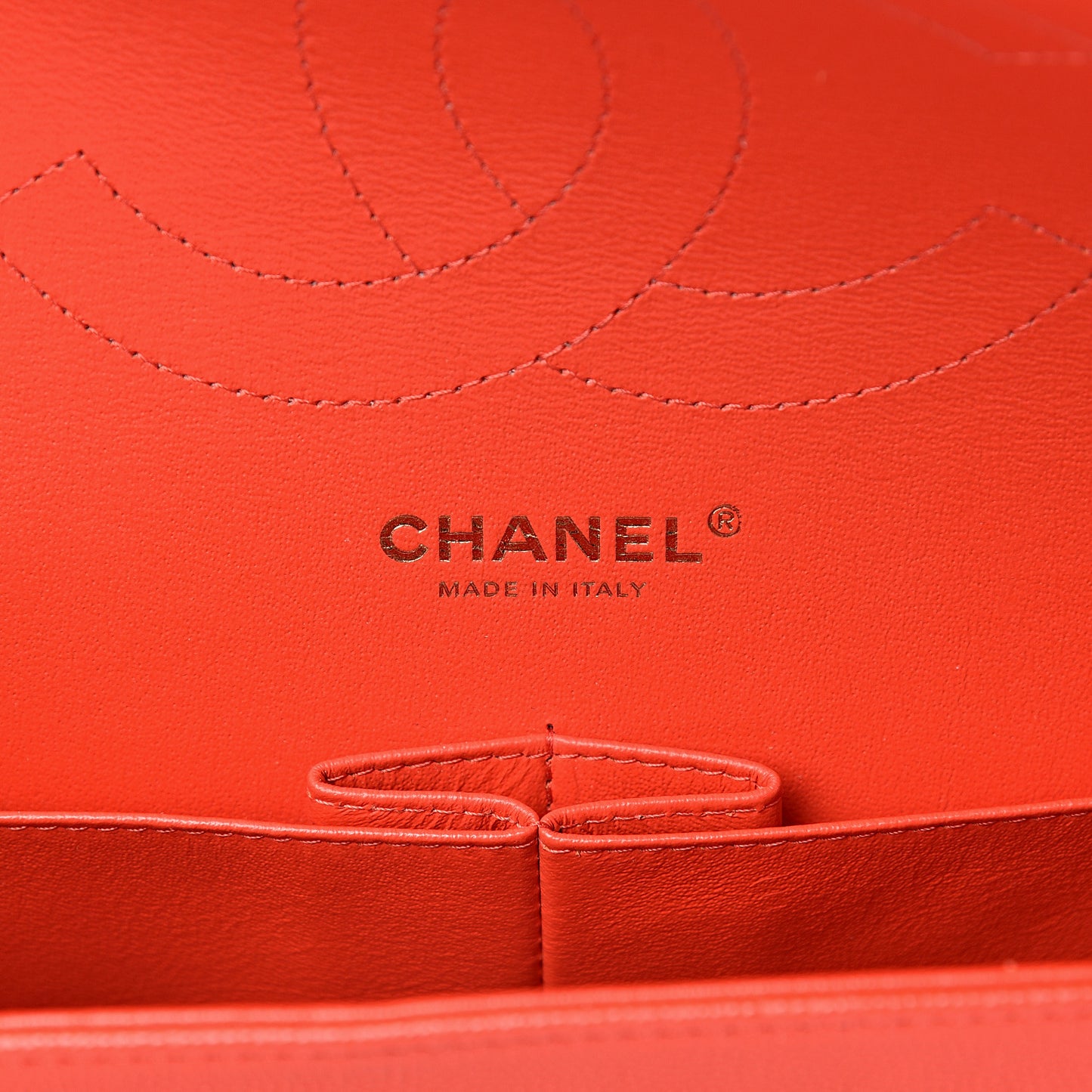 Caviar Quilted Jumbo Double Flap Red