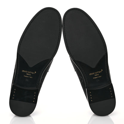 Louis Vuitton Monogram Eclipse Jacquard Mens Major Loafers 9.5 6 of 10