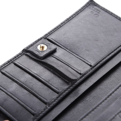 Gucci Guccissima Continental Flap Wallet Black 6 of 9