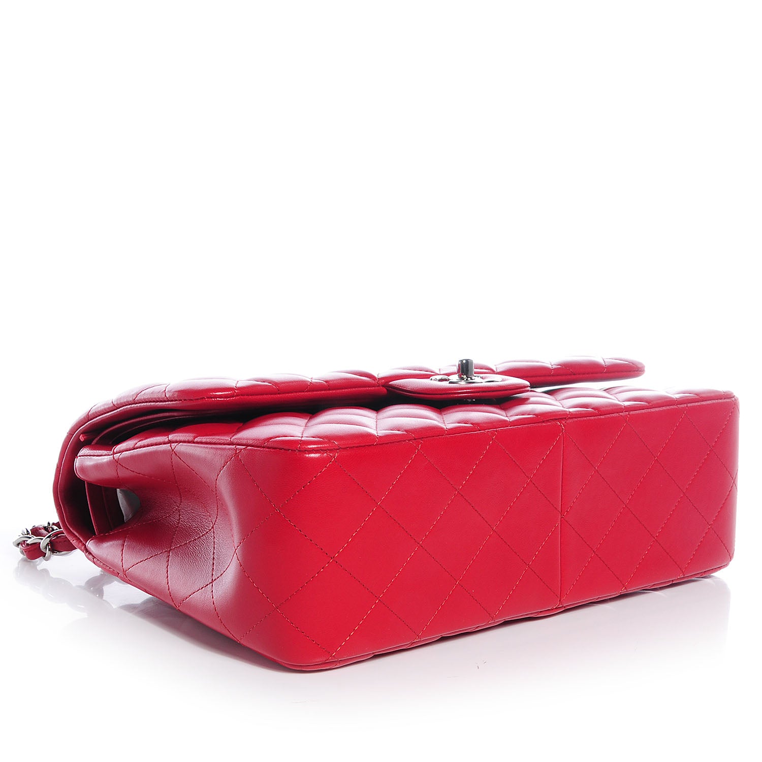 Chanel Lambskin Jumbo Double Flap Red 4 of 8