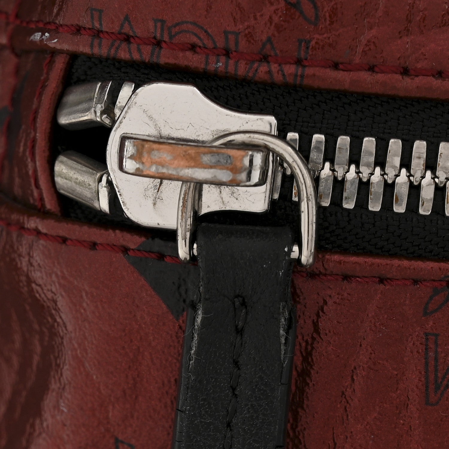 MCM Visetos Medium Stark Backpack Scooter Red 11 of 11