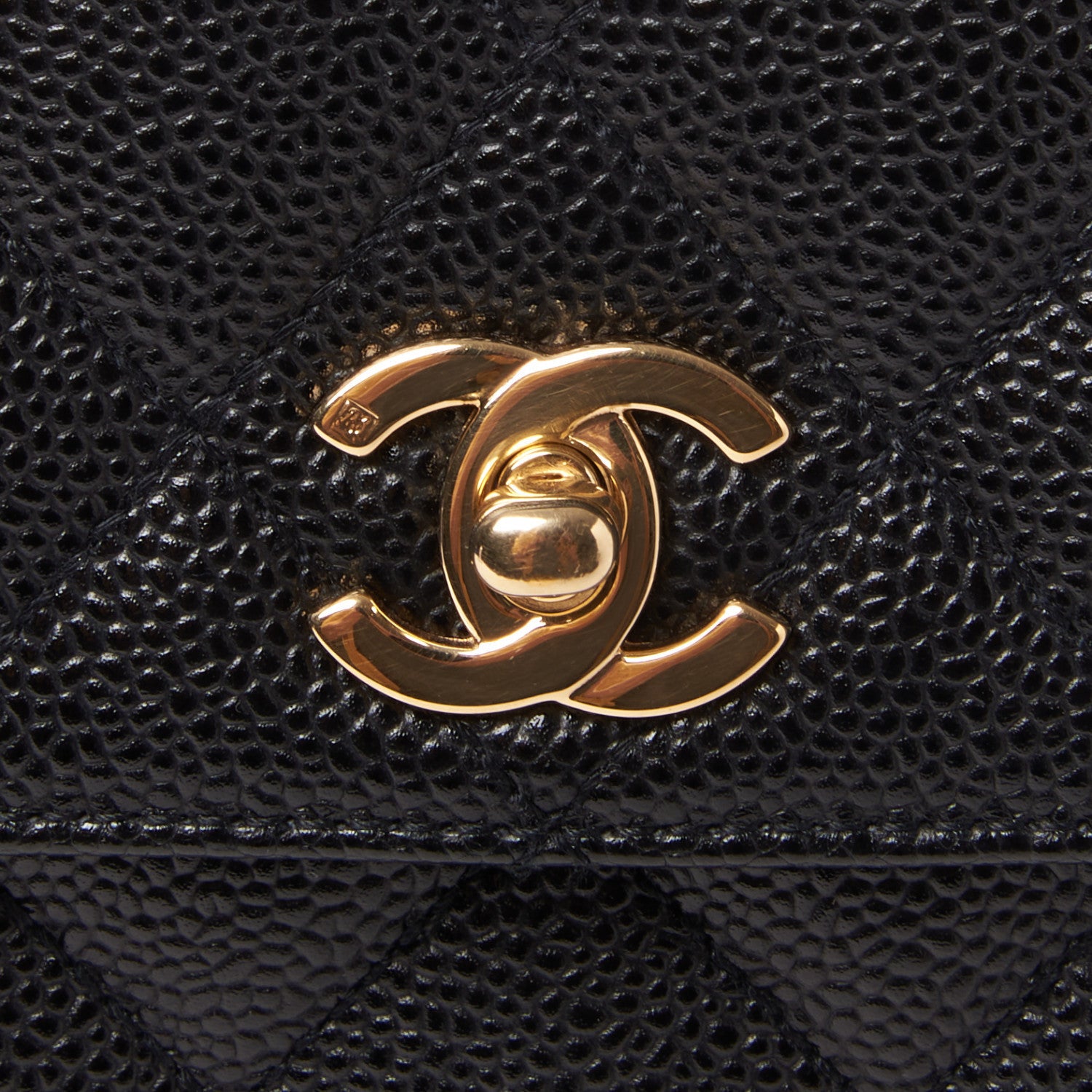 Chanel Caviar Quilted Jumbo Kelly Flap Black 8 of 8