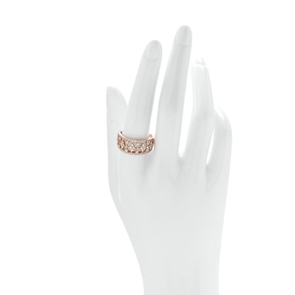Parker & West by FASHIONPHILE 18K Rose Gold Diamond 1.00ctw Pave Openwork Band Ring 59 8.75 2 of 8