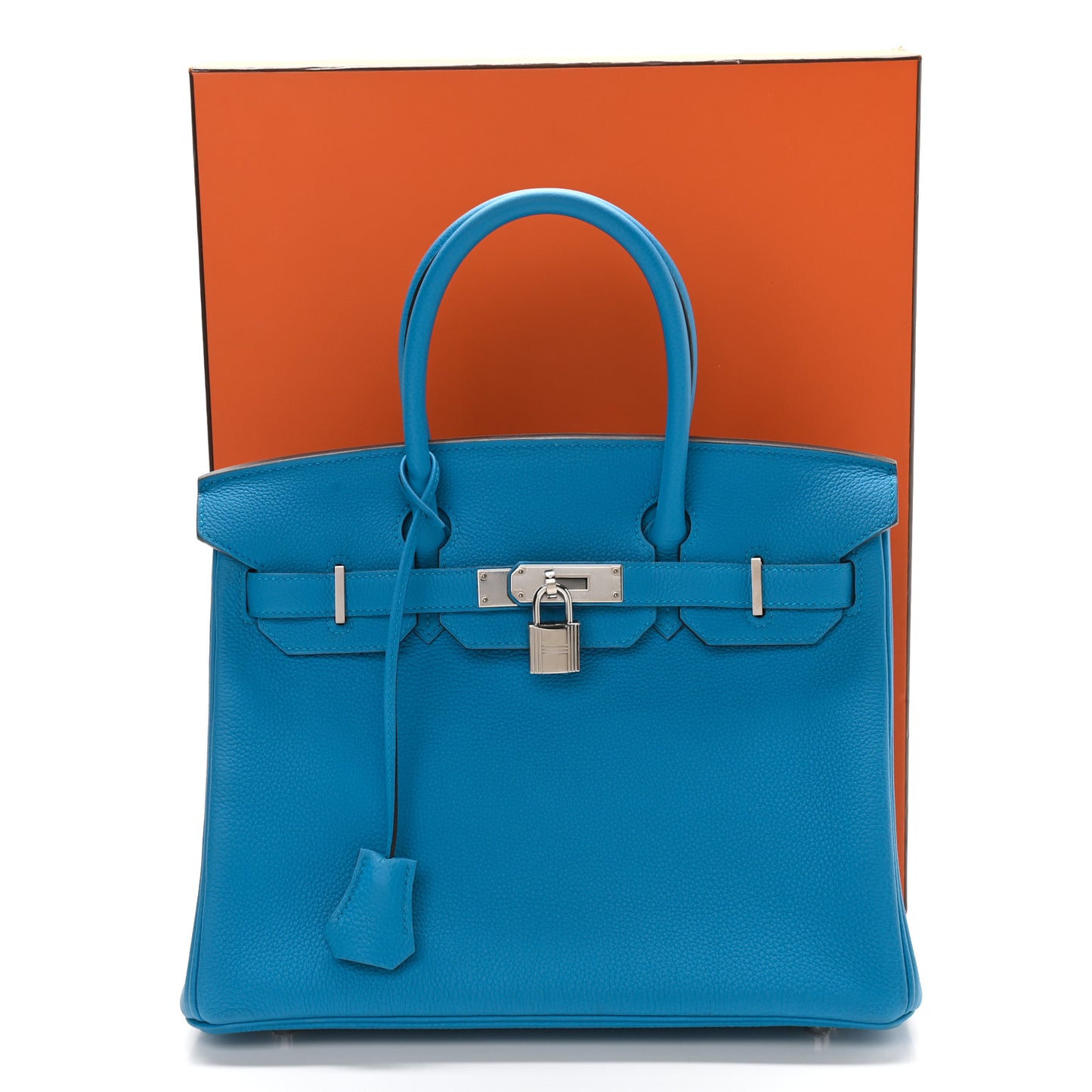 Togo Verso Birkin 30 Bleu Zanzibar Malachite