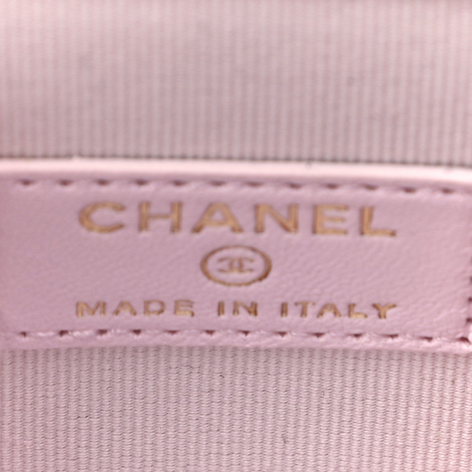 Chanel Lambskin Quilted Mini Top Handle Vanity Case With Chain Light Pink 6 of 12