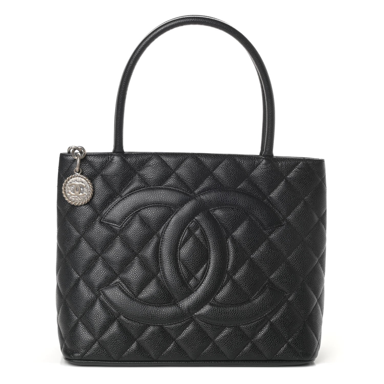 Chanel Caviar Quilted Medallion Tote Black 1 of 11
