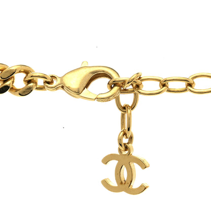 Chanel Metal Pearl CC Chain Pendant Necklace Gold 5 of 7