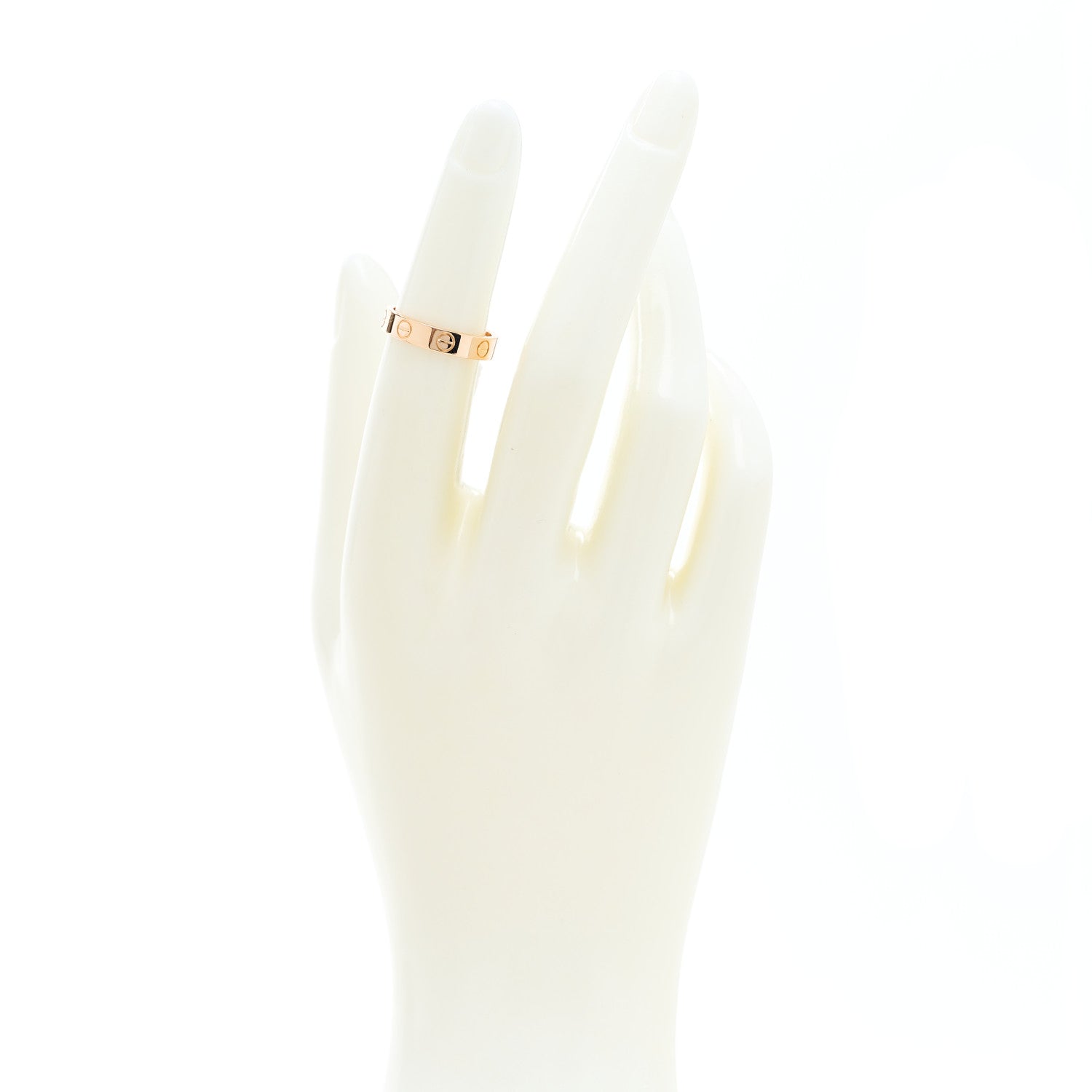 Cartier 18K Pink Gold 3.5mm LOVE Wedding Band Ring 49 4.75 2 of 4