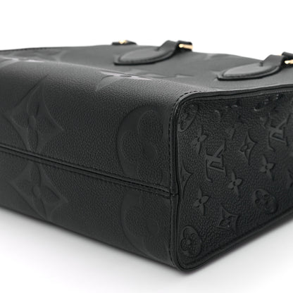 Louis Vuitton Empreinte Monogram Giant Onthego PM Black 9 of 9