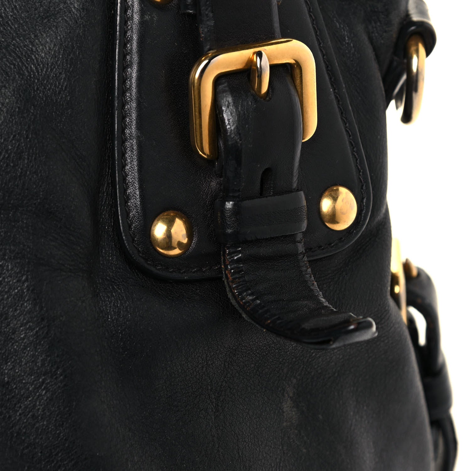 Prada Soft Calfskin Hobo Black 17 of 21