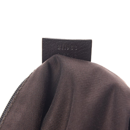 Gucci Monogram Large New Ladies Web Hobo Dark Brown 9 of 11