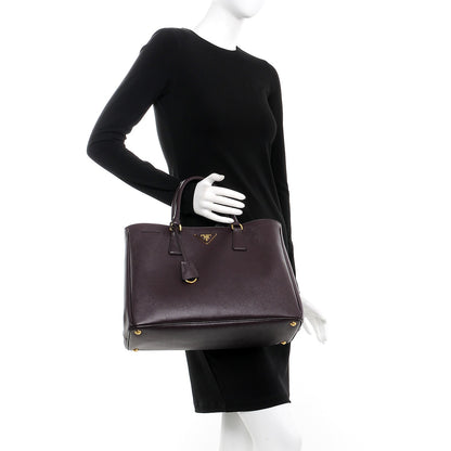 Prada Saffiano Lux Large Tote Granato 2 of 7