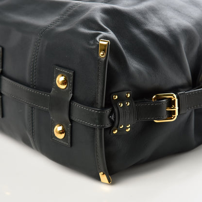 Louis Vuitton Calfskin Sac Louis Black 8 of 17