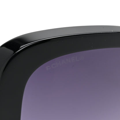 Chanel Acetate Polarized Butterfly Winter Pearl Sunglasses 5339-H Black 7 of 7