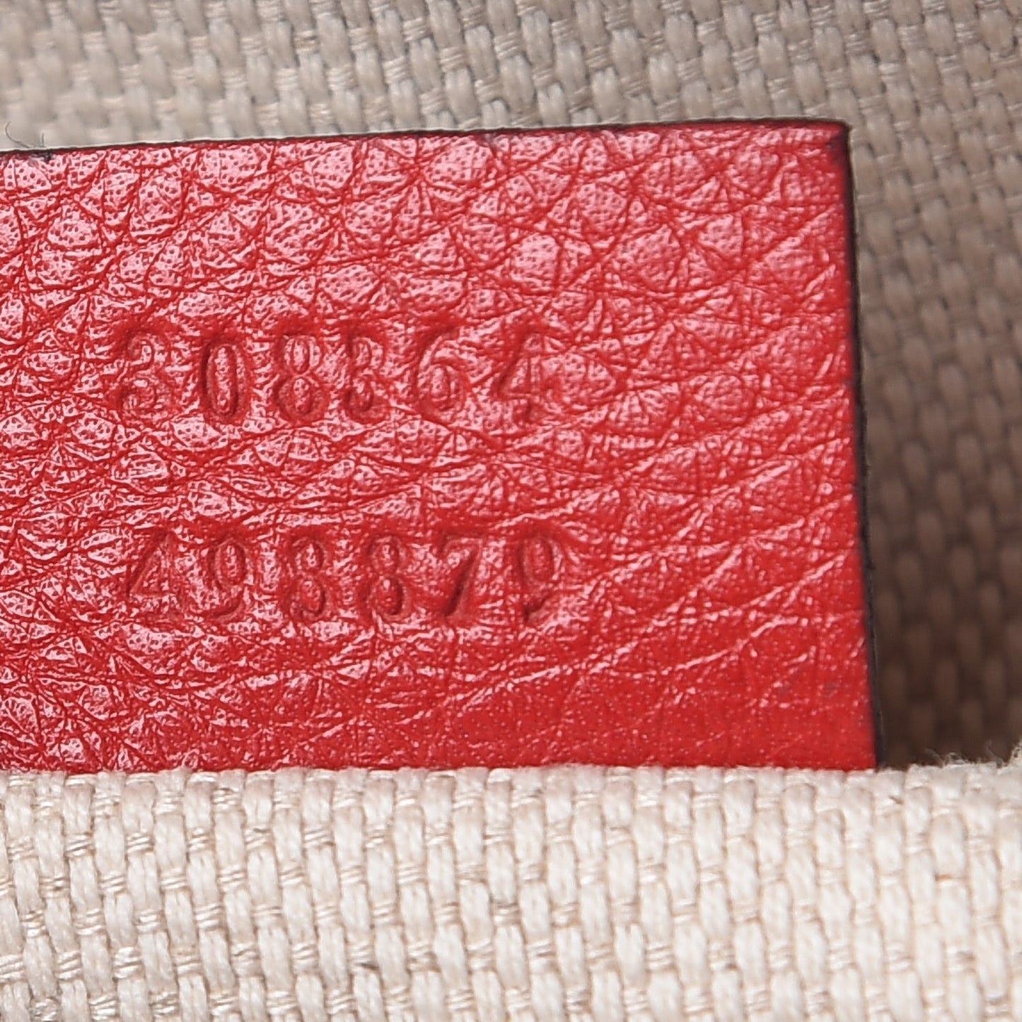 Pebbled Calfskin Small Soho Disco Bag Tabasco Red