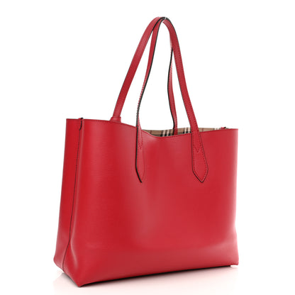 Burberry Haymarket Check Medium Reversible Tote Red 6 of 19