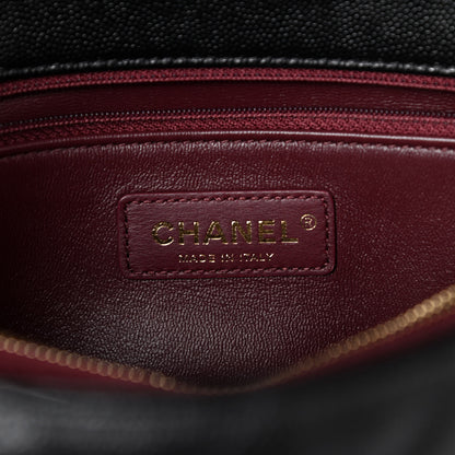Chanel Caviar Quilted Small Coco Handle Flap Black 6 of 10
