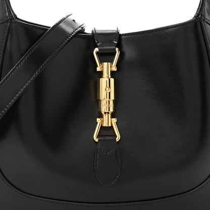 Gucci Boarded Dyana Lux Calfskin Small Jackie 1961 Hobo Black 8 of 10